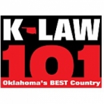 Logo da emissora KLAW 101.3 FM