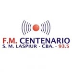Logo da emissora Radio Centenario 93.5 FM