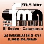 Logo da emissora Radio Ambato 93.5 FM