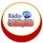 Logo da emissora RÃ¡dio Cidade 87.9 FM