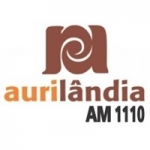 Logo da emissora Rádio Aurilândia 1110 AM