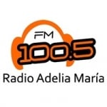 Logo da emissora Radio Adelia María 100.5 FM