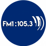 Logo da emissora Radio FM1 105.3 FM