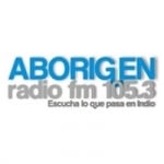 Logo da emissora Radio Aborigen 105.3 FM