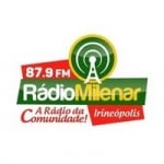 Logo da emissora Rádio Milenar 87.9 FM