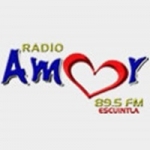 Logo da emissora Radio Amor 89.5 FM