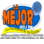 Logo da emissora Radio La Mejor 103.1 FM