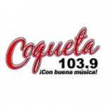 Logo da emissora Radio Coqueta 103.9 FM