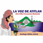 Logo da emissora Radio Lá voz de Atitlan 101.9 FM