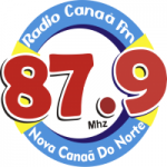 Logo da emissora Rádio Canaã FM 87.9