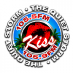 Logo da emissora Radio Kiss 105.5 FM
