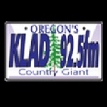 Logo da emissora KLAD 92.5 FM