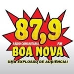 Logo da emissora Radio Boa Nova 87.9 FM