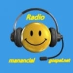 Logo da emissora Rádio Manancial Gospel