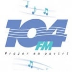 Logo da emissora Rádio 104 FM