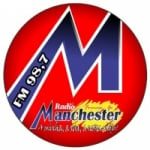 Logo da emissora Rádio Manchester 98.7 FM