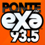 Logo da emissora Radio Exa 93.5 FM