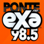 Logo da emissora Radio Exa 98.5 FM