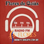 Logo da emissora Rádio Flores 87.9 FM