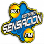 Logo da emissora Radio Estéreo Sensación 90.1 FM