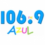 Logo da emissora Radio Azul 106.9 FM