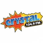 Logo da emissora Radio Crystal 104.9 FM