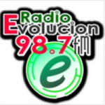 Logo da emissora Radio Evolucion 98.7 FM