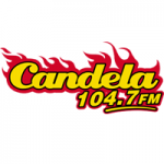 Logo da emissora Radio Candela 104.7 FM