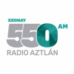 Logo da emissora Aztlán Radio 550 AM