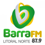 Logo da emissora Rádio Barra FM Litoral Norte 87.9