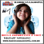 Logo da emissora Rádio Canaã Gospel