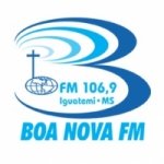 Logo da emissora Rádio Boa Nova 106.9 FM