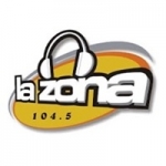 Logo da emissora Radio La Zona 104.5 FM