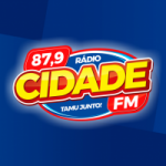 Logo da emissora RÃ¡dio Cidade 87.9 FM