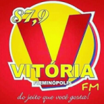 Logo da emissora Rádio Vitória 87.9 FM