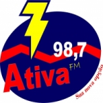 Logo da emissora Rádio Ativa FM