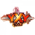 Logo da emissora Radio YXY 105.7 FM