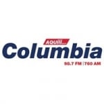 Logo da emissora Radio Columbia 98.7 FM
