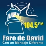 Logo da emissora Radio Faro de David 104.5 FM