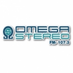 Logo da emissora Radio Omega Stereo 107.3 FM