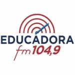 Logo da emissora Rádio Educadora 104.9 FM