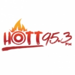 Logo da emissora Radio Hott 95.3 FM