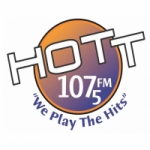 Logo da emissora Radio HOTT 107.5 FM