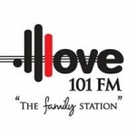 Logo da emissora Radio Love 101.1 FM