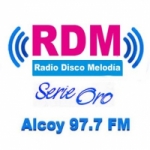 Logo da emissora Radio Disco Melodia 97.7 FM