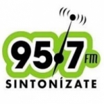 Logo da emissora Radio 95.7 FM