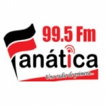 Logo da emissora Rádio Fanática 99.5 FM