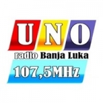 Logo da emissora Radio Uno 107.5 FM