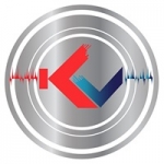 Logo da emissora Radio KV 94.7 FM