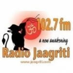 Logo da emissora Radio Jaagriti 102.7 FM